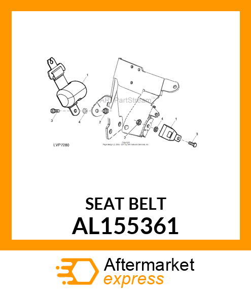 Seat Belt - SEAT BELT, SEAT BELT ASSY. (SUPPLI AL155361