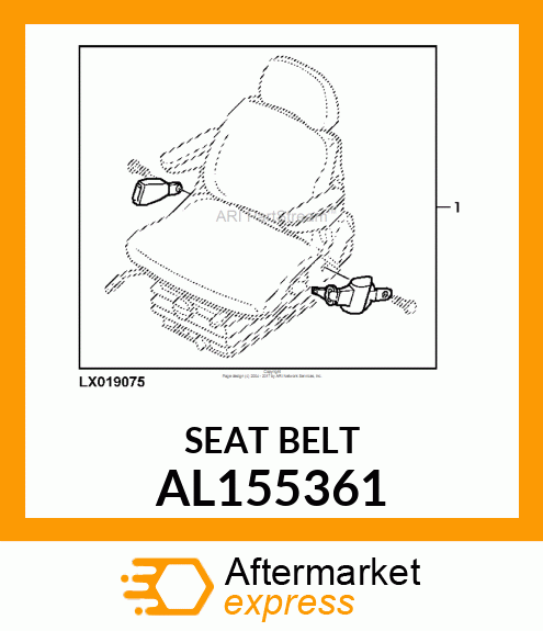 Seat Belt - SEAT BELT, SEAT BELT ASSY. (SUPPLI AL155361