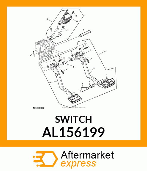 PRESSURE SWITCH, BRAKE LIGHT SWITCH AL156199