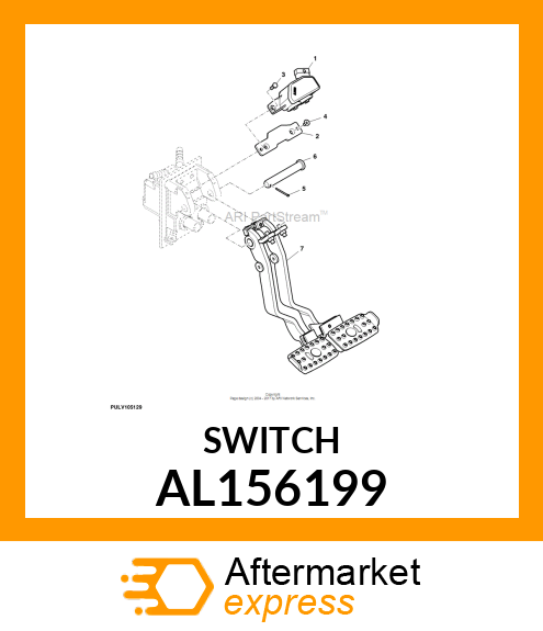 PRESSURE SWITCH, BRAKE LIGHT SWITCH AL156199