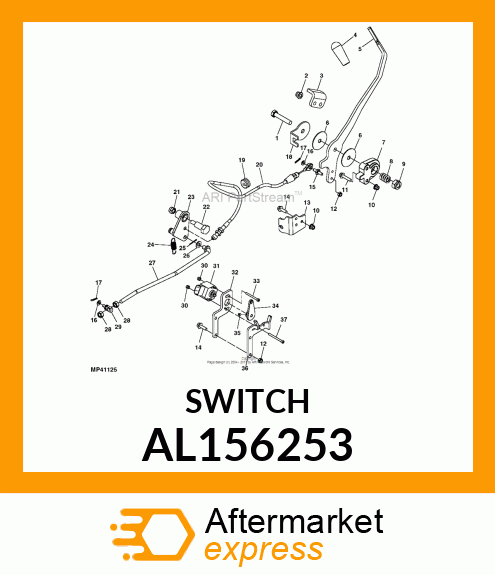 POTENTIOMETER, 45 DEG, 1 AL156253