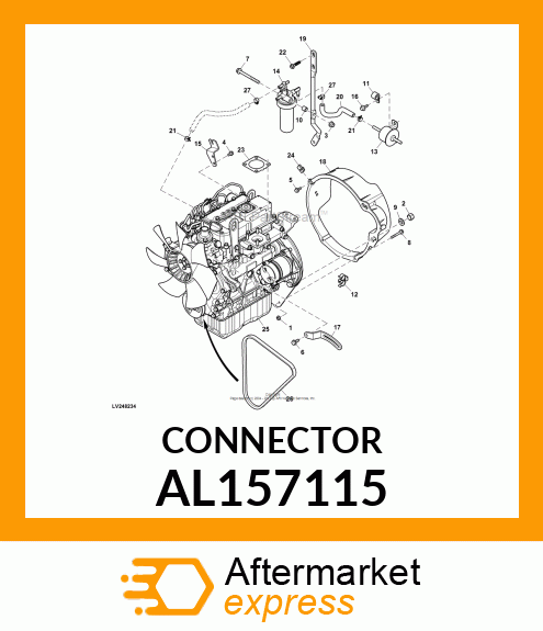 CLIP ASSY AL157115