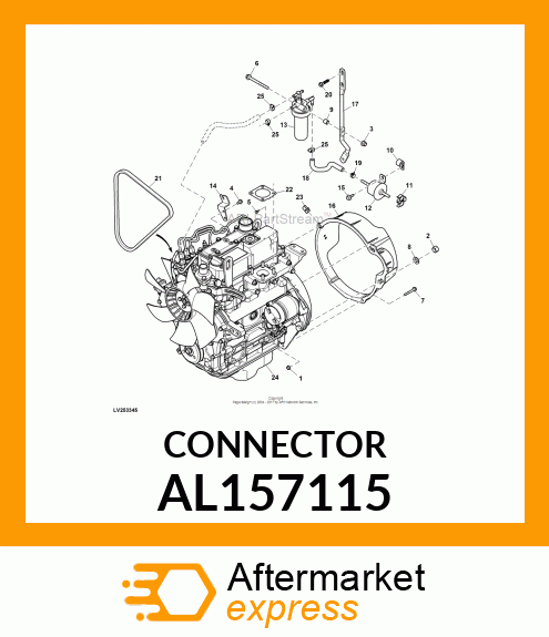 CLIP ASSY AL157115