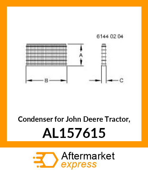 VAPOR CONDENSER, A/C AL157615