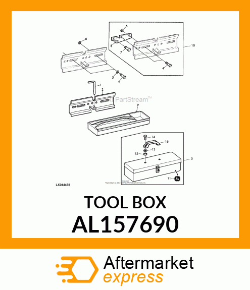 TOOLBOX, SHELL AL157690