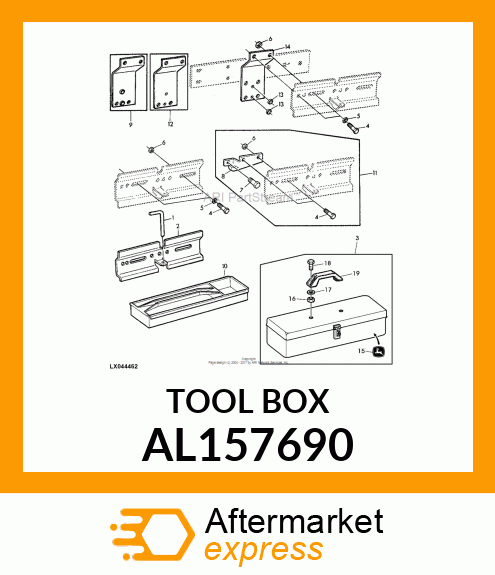 TOOLBOX, SHELL AL157690