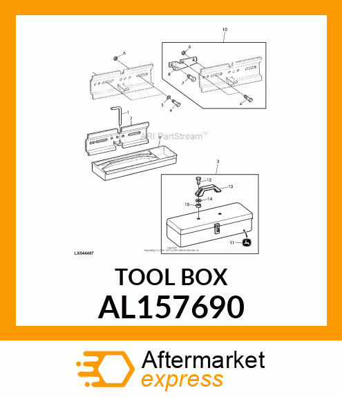 TOOLBOX, SHELL AL157690