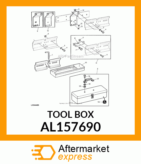 TOOLBOX, SHELL AL157690