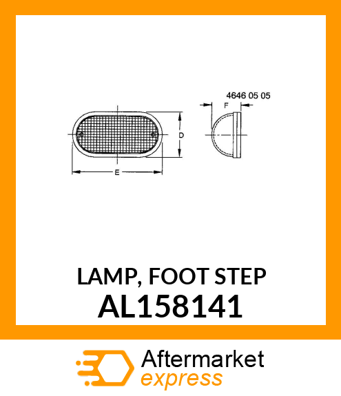 LAMP, FOOT STEP AL158141