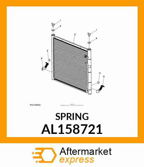 EXTENSION SPRING, SPRING,EXTENSION AL158721