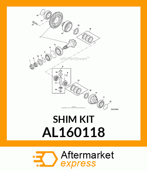 SHIM KIT, KIT, PASS AL160118