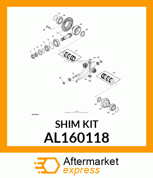 SHIM KIT, KIT, PASS AL160118