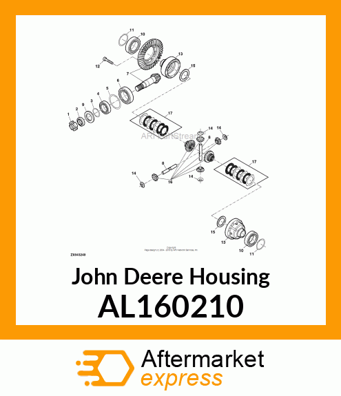 HOUSING, DIFFERENTIAL HOUSING ASSY. AL160210