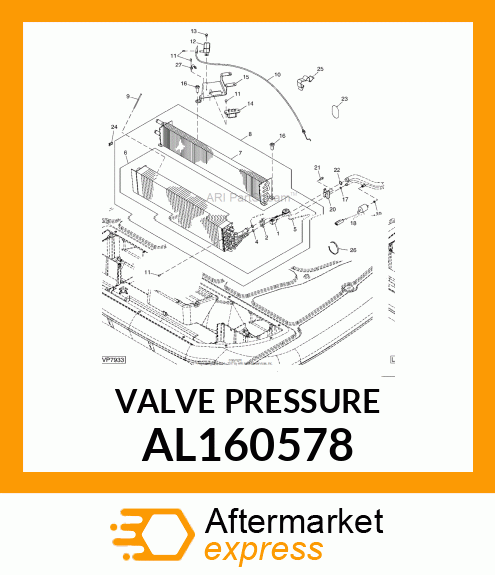 PRESSURE RELIEF VALVE, VALVE,EXPANS AL160578