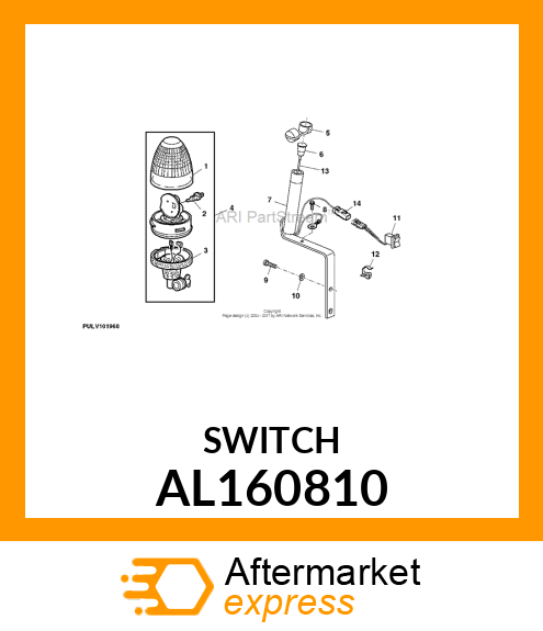 TOGGLE/ROCKER SWITCH, SWITCH,ROCKER AL160810