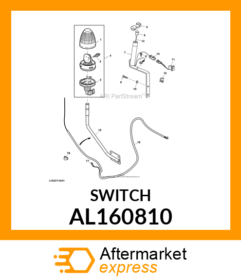 TOGGLE/ROCKER SWITCH, SWITCH,ROCKER AL160810