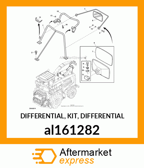 DIFFERENTIAL, KIT, DIFFERENTIAL al161282