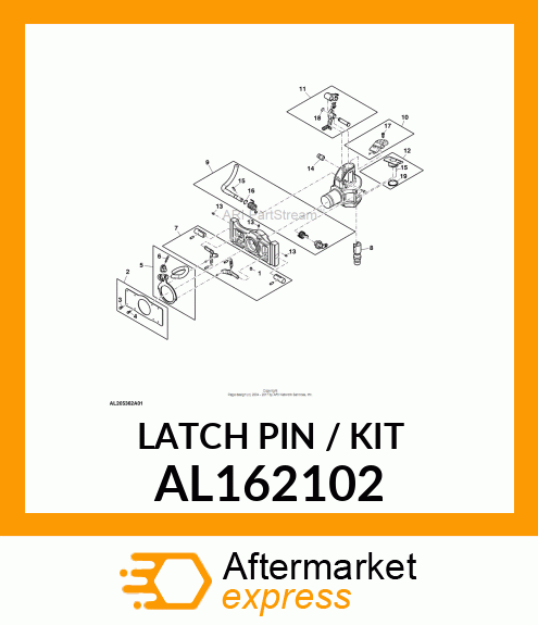 LATCH PIN / KIT AL162102