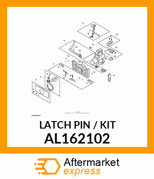 LATCH PIN / KIT AL162102