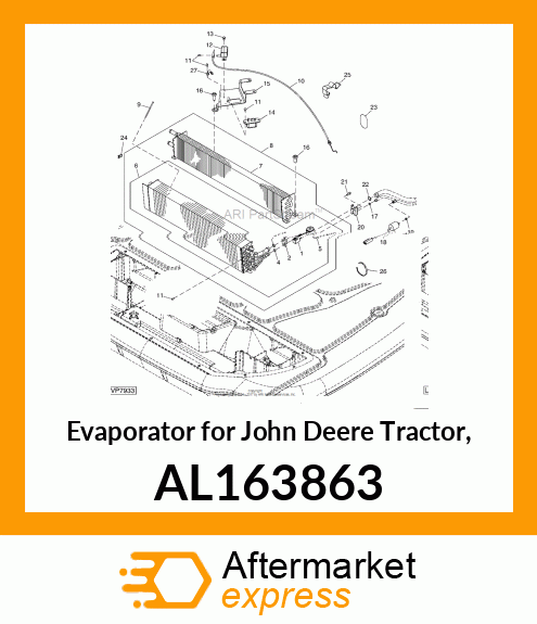 HEAT EXCHANGER, EVAPORATOR amp; HEAT E AL163863