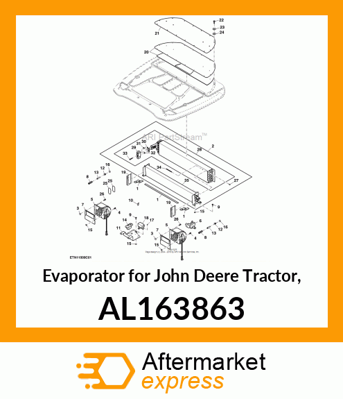 HEAT EXCHANGER, EVAPORATOR amp; HEAT E AL163863