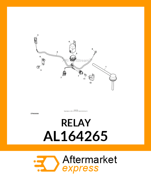 RELAY W/ HOLDER (40A) AL164265