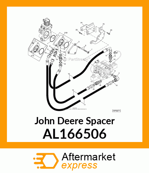 SPACER, HOUSING ASSY. POWER BEYOND AL166506