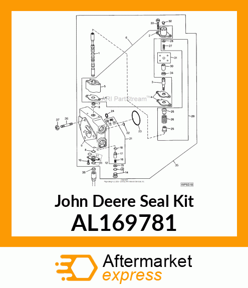 ASSEMBLY LINE PARTS, KIT, OVERHAUL AL169781