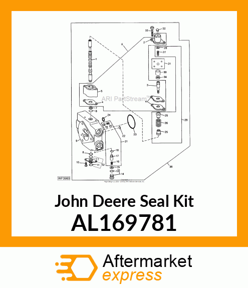 ASSEMBLY LINE PARTS, KIT, OVERHAUL AL169781