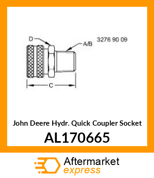 HYDR. COUPLER ISO 7241 AL170665