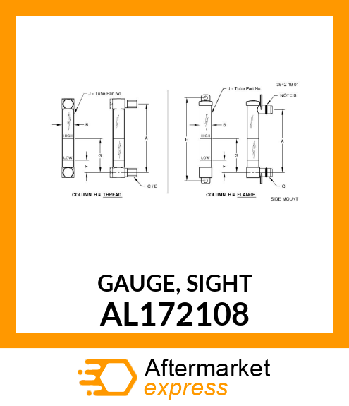 GAUGE, SIGHT AL172108