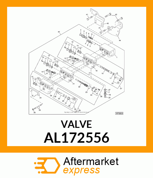 VALVE STACK, ICV INLET ASSY W/ ADD. AL172556