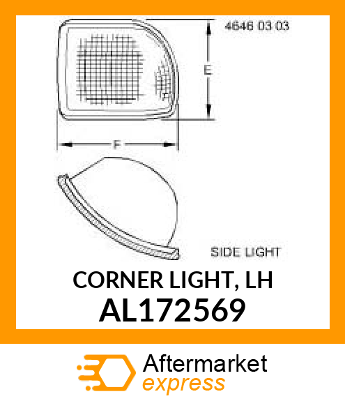 CORNER LIGHT, LH AL172569