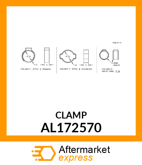 HOSE CLAMP AL172570