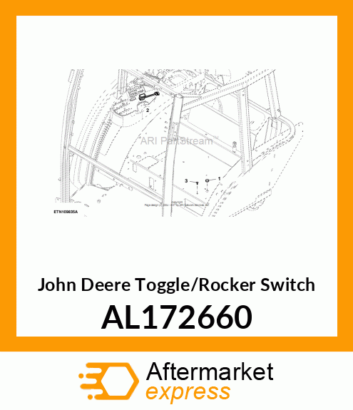 TOGGLE/ROCKER SWITCH, MFWD AL172660