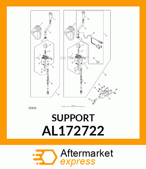 SUPPORT ASSY. AL172722