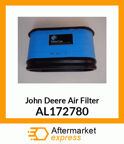 MAIN CARTRIDGE AIR FILTER AL172780