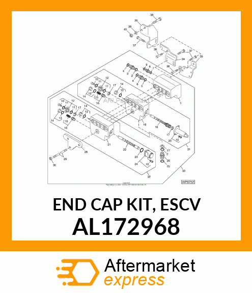 END CAP KIT, ESCV AL172968