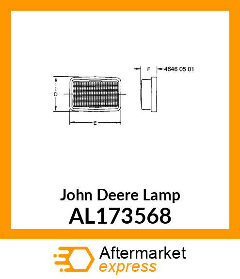 LAMP, AMBER WARNING LIGHT, REAR LH AL173568