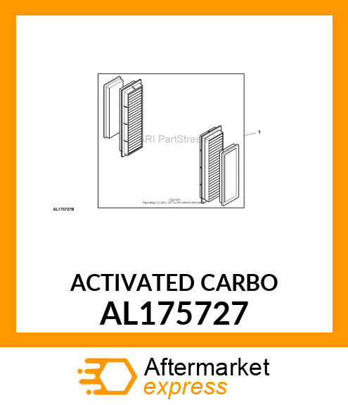 ACTIVATED CARBON AIR FILTER, SERVIC AL175727