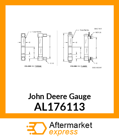 GAUGE, SIGHT GAUGE ASSY. FOR INDICA AL176113