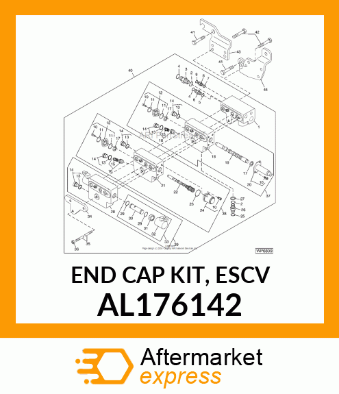 END CAP KIT, ESCV AL176142