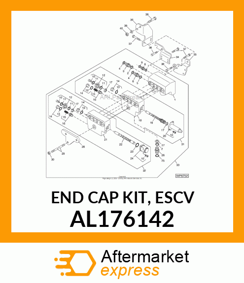 END CAP KIT, ESCV AL176142