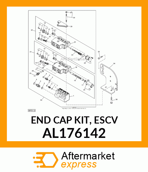 END CAP KIT, ESCV AL176142