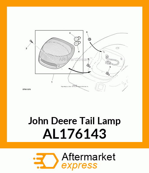 TAIL LAMP, UNIT, ECE/SAE, WITH CCC AL176143