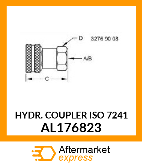 HYDR. COUPLER ISO 7241 AL176823