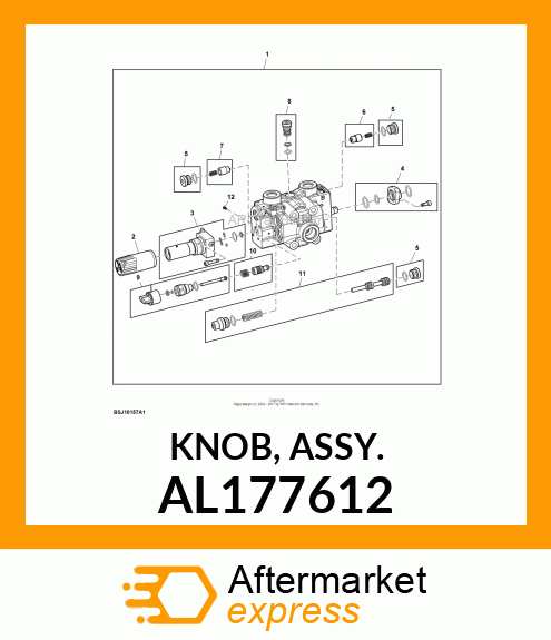 KNOB, ASSY. AL177612