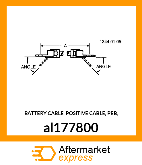 BATTERY CABLE, POSITIVE CABLE, PEB, al177800