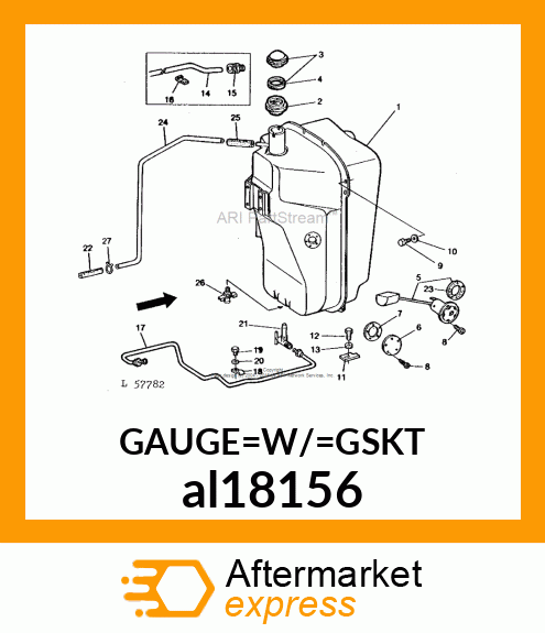 SENDER,FUEL GAUGE UNIT al18156