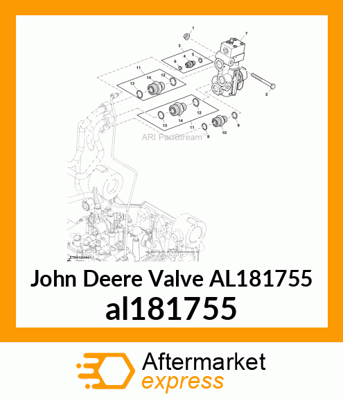 VALVE, TRAILER BRAKE VALVE al181755